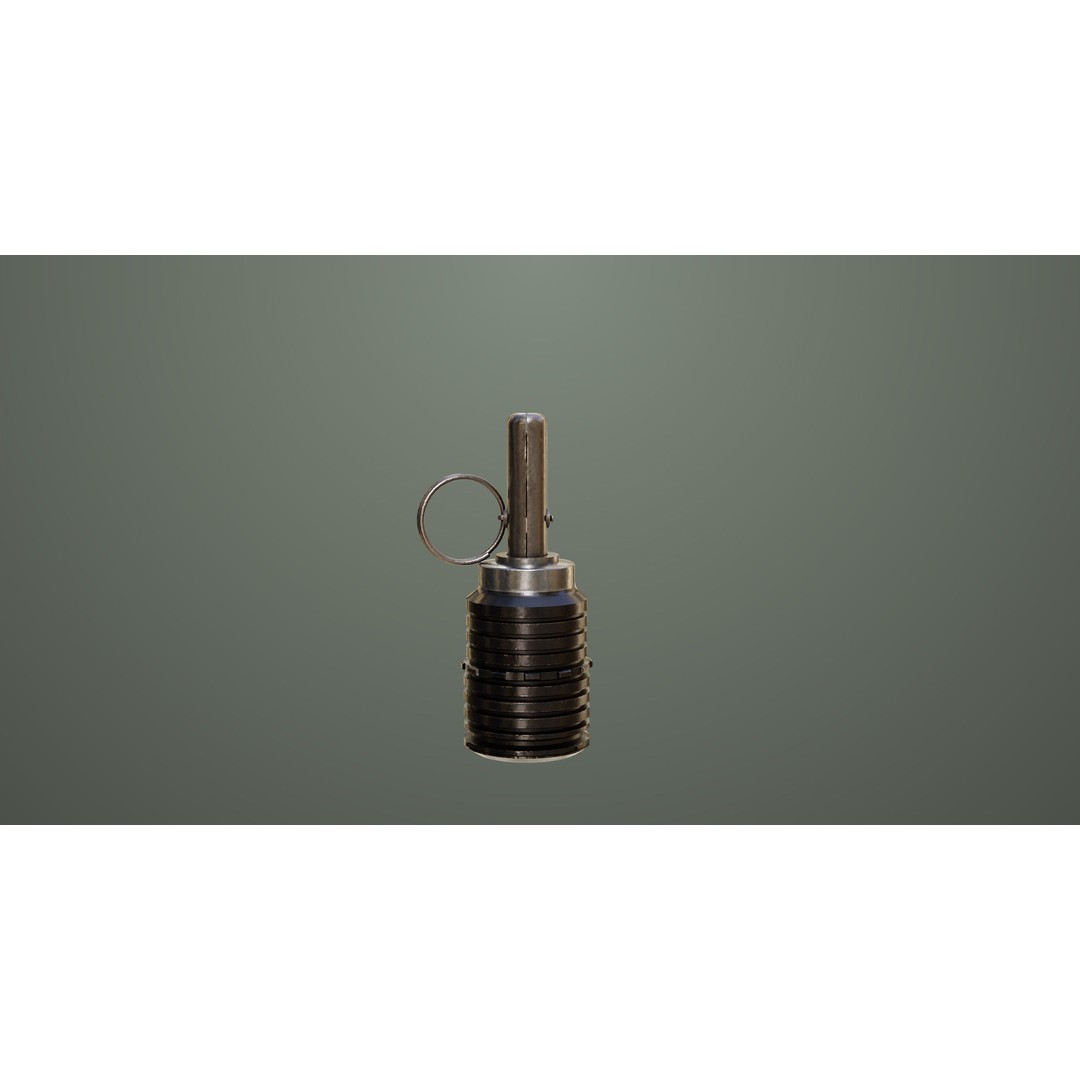 Fragmentation Grenades 3D Model – Low Poly PBR Game Asset, FBX - View 27
