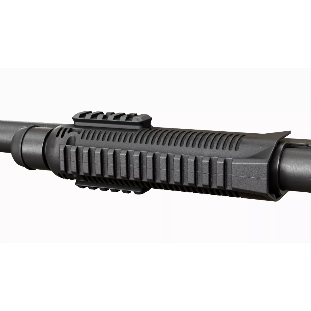 Remington 870 Shotgun 3D Model – Low Poly Tactical Game Asset, FBX - View 12