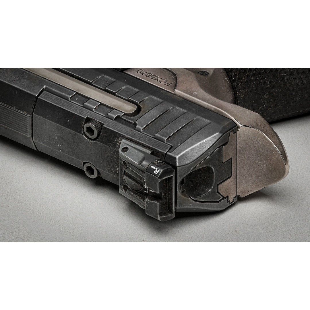 Walther PPQ 3D Model – Low Poly Game-Ready Pistol, FBX, OBJ - View 11