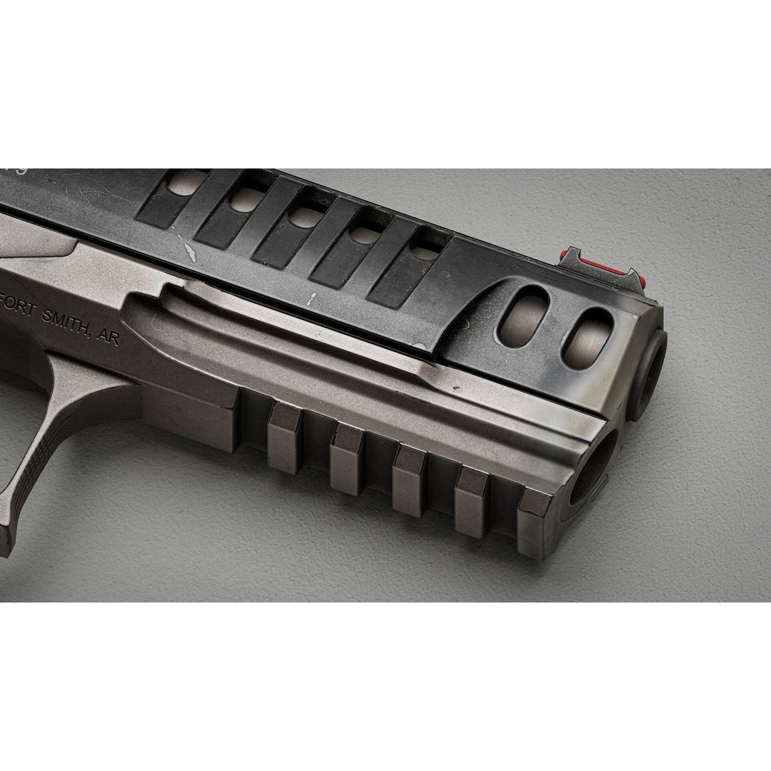 Walther PPQ 3D Model – Low Poly Game-Ready Pistol, FBX, OBJ - View 5