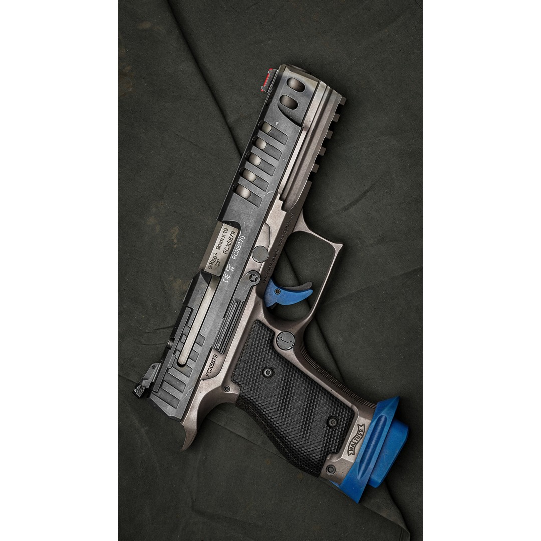 Walther PPQ 3D Model – Low Poly Game-Ready Pistol, FBX, OBJ - View 6