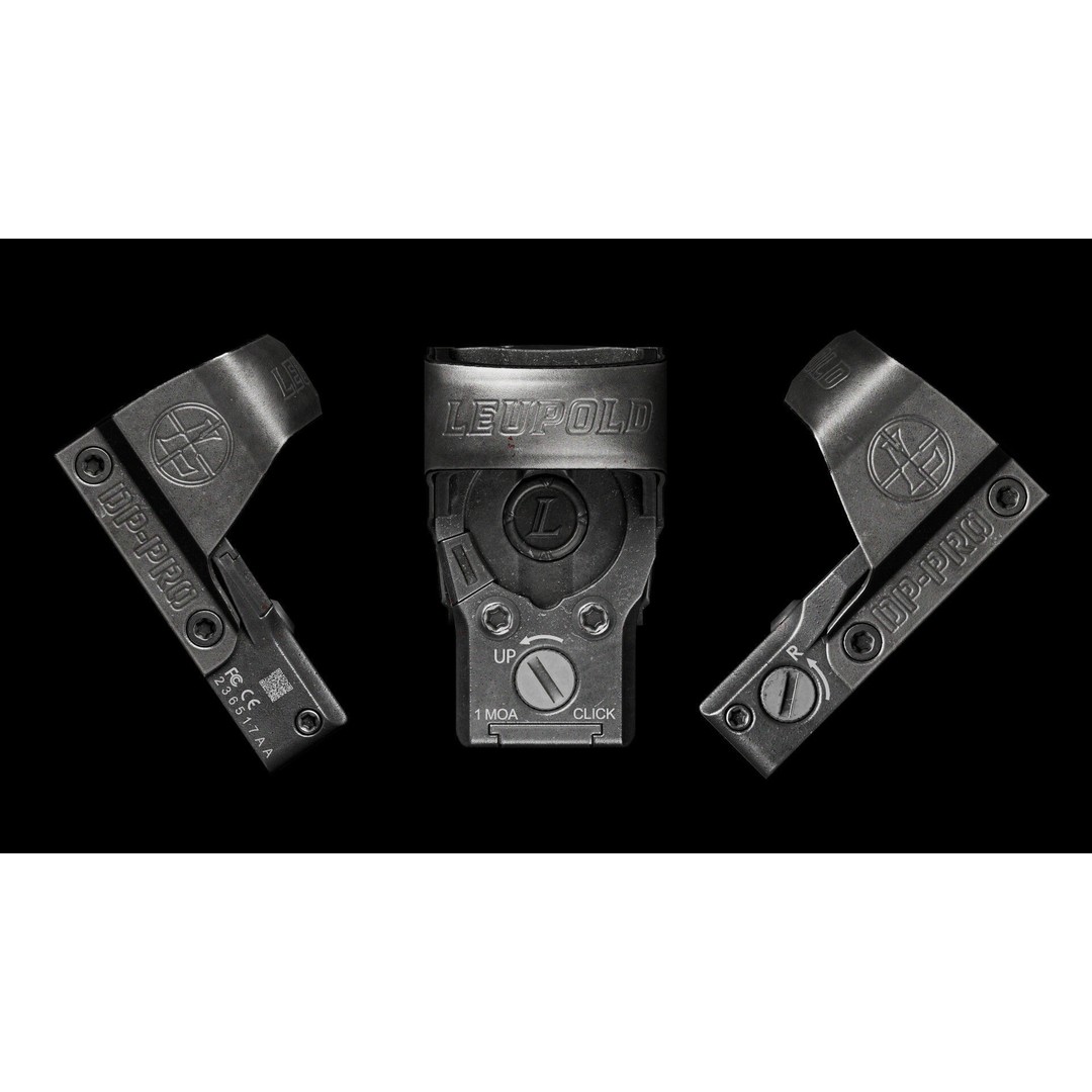 Walther PPQ 3D Model – Low Poly Game-Ready Pistol, FBX, OBJ - View 9
