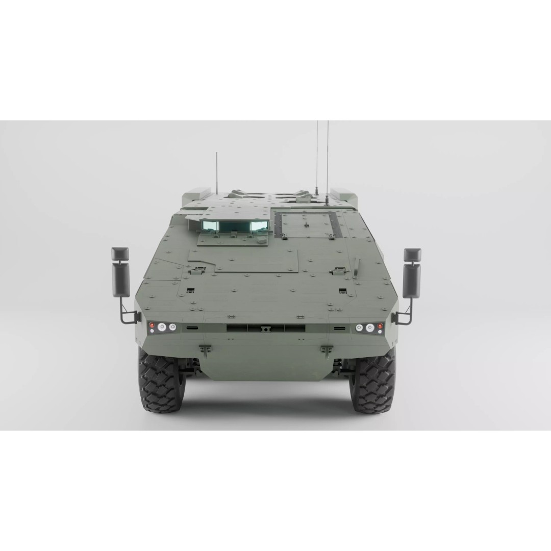 Boxer GTK A2 APC 3D Model – High Poly Military Vehicle, Rigged, PBR - View 5