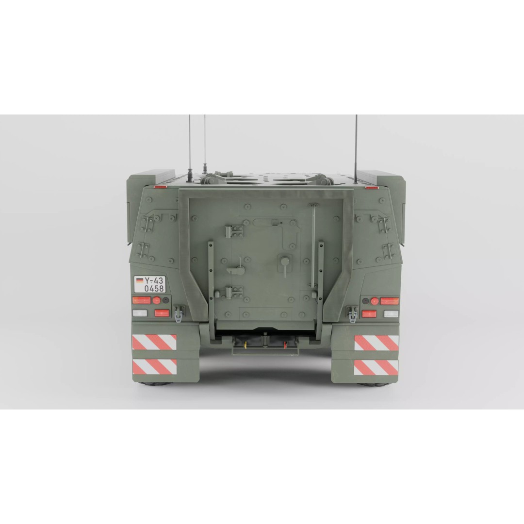 Boxer GTK A2 APC 3D Model – High Poly Military Vehicle, Rigged, PBR - View 6