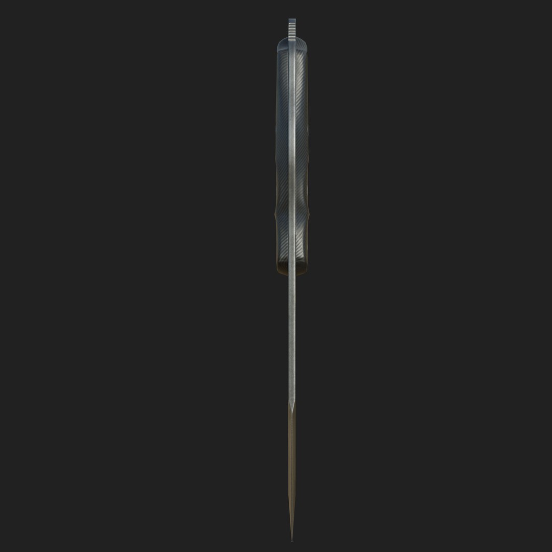 M-Tech Knife 3D Model – Low Poly PBR Game Ready Asset, FBX, Blender - View 16