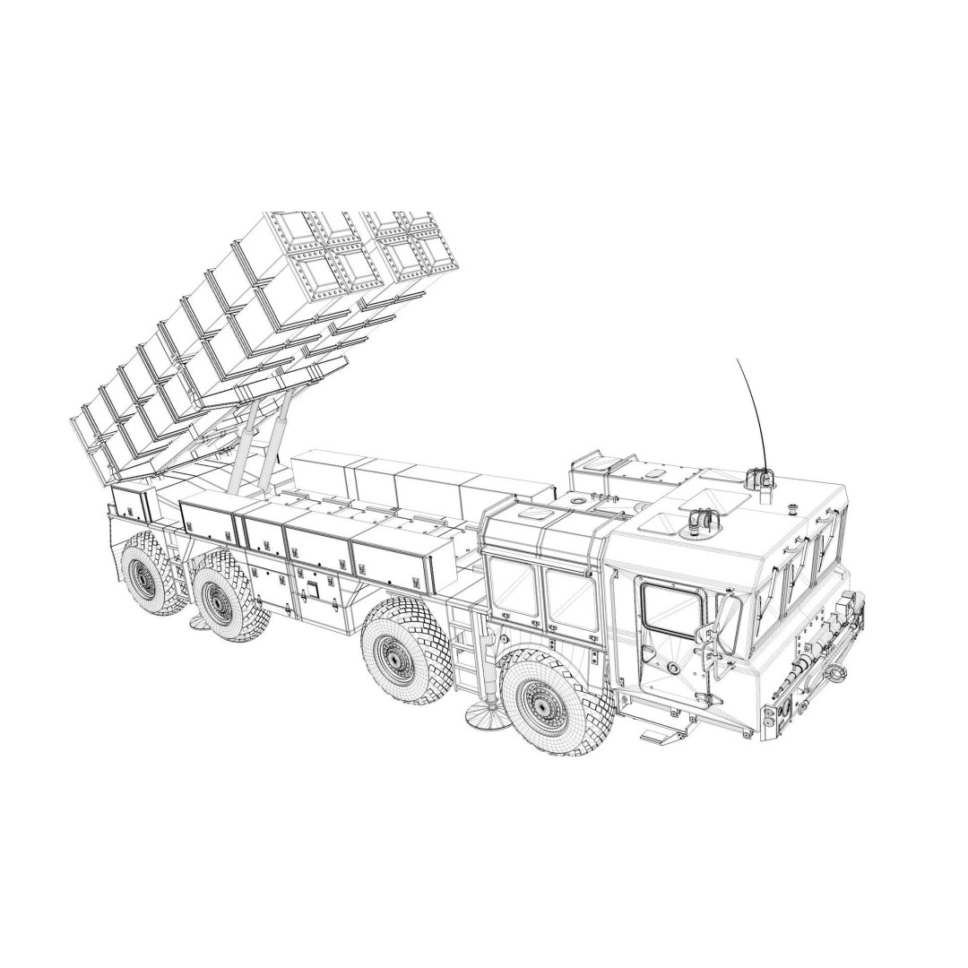 Polonez Multiple Launch Rocket System 3D Model – High-Quality Game Asset, FBX, OBJ