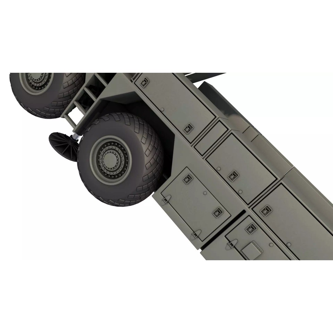 Polonez Multiple Launch Rocket System 3D Model – High-Quality Game Asset, FBX, OBJ - View 6