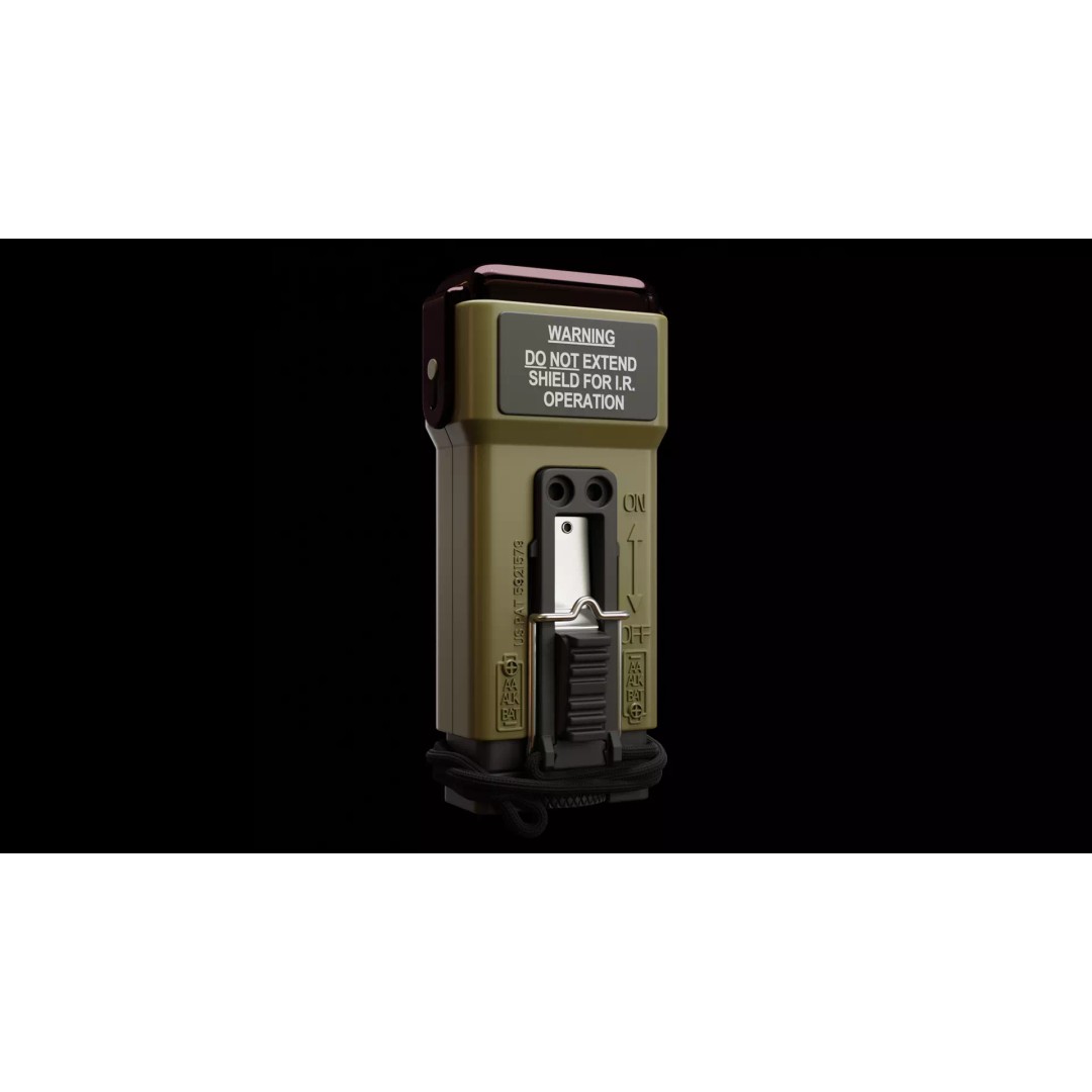 MS-2000 M2 Strobe Marker Light 3D Model – High Poly Game Asset, Blender - View 3
