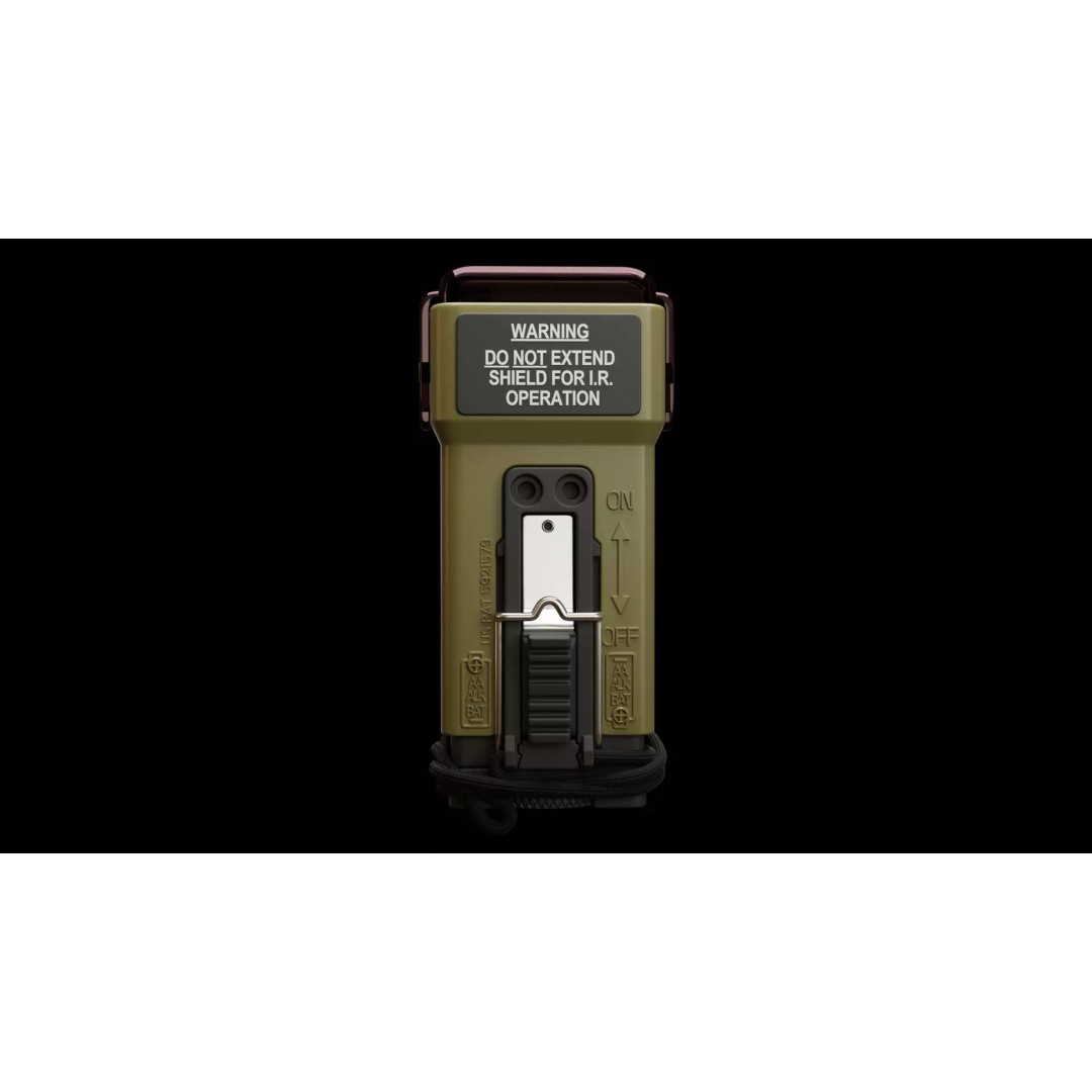 MS-2000 M2 Strobe Marker Light 3D Model – High Poly Game Asset, Blender - View 4
