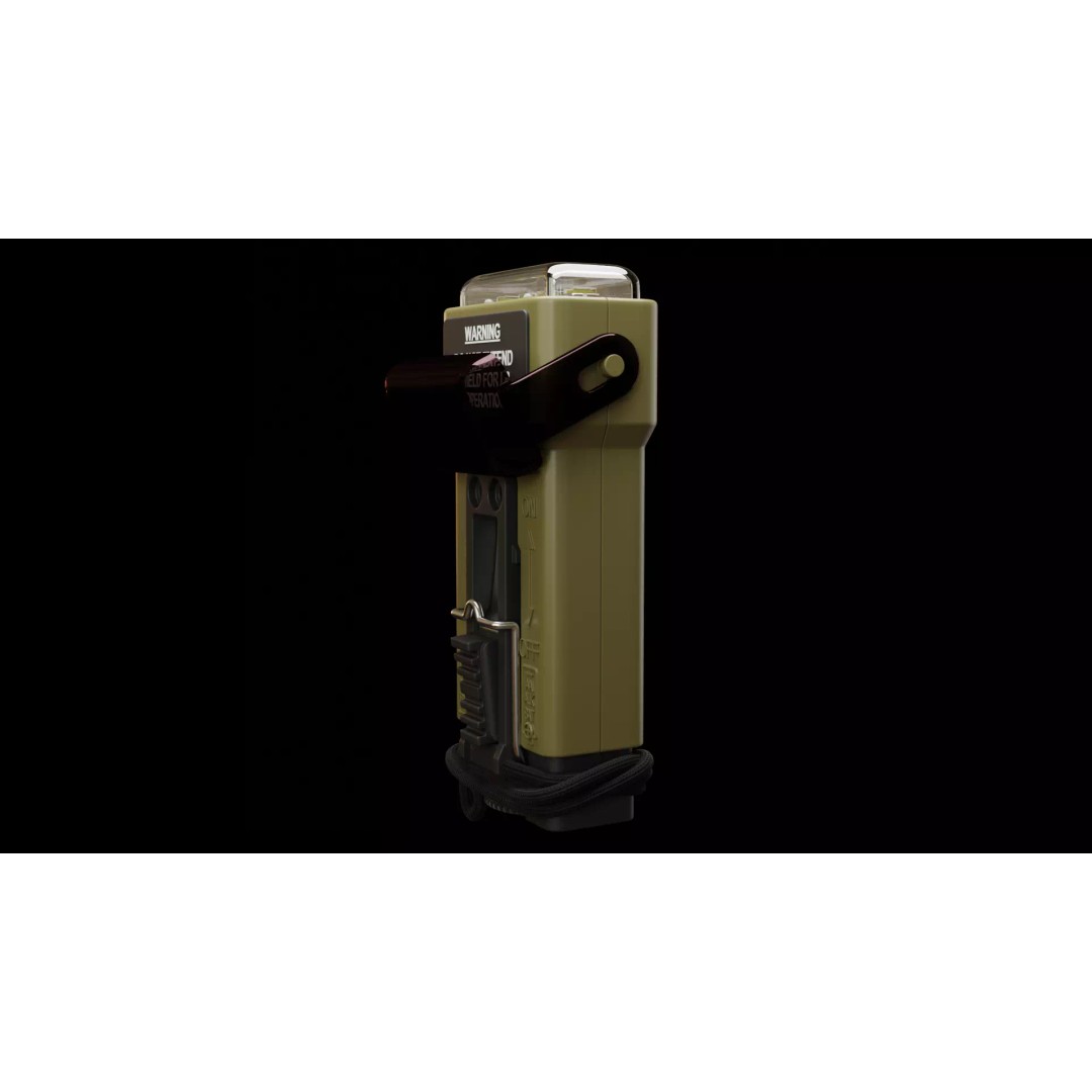 MS-2000 M2 Strobe Marker Light 3D Model – High Poly Game Asset, Blender - View 5