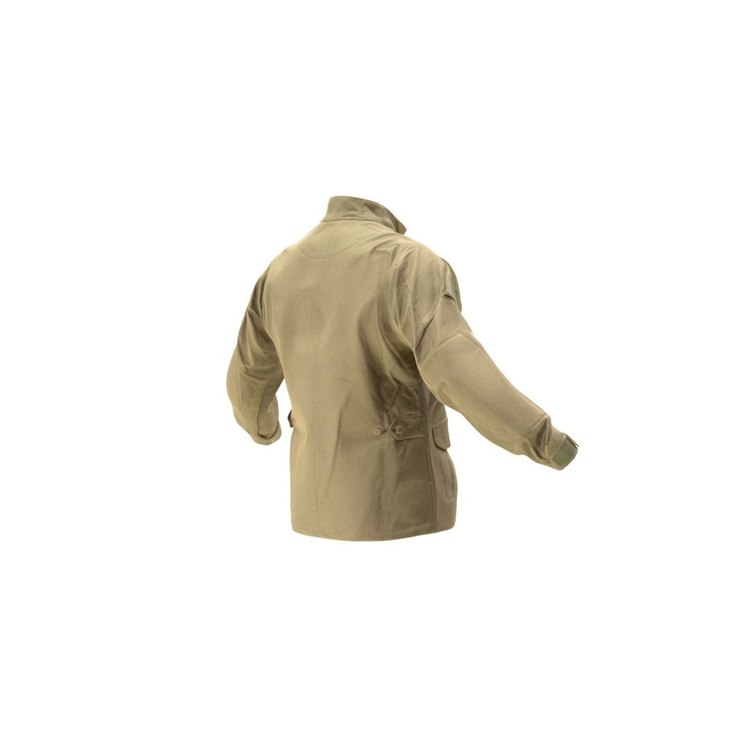Jacket 3D Model – Low Poly Rigged Military Outfit, FBX, Blender - View 6