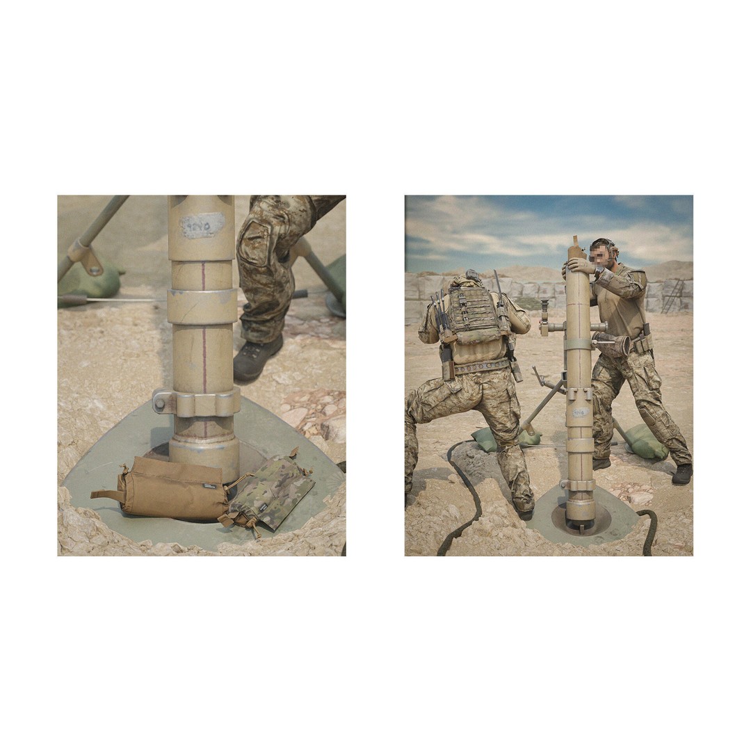 ROLL1 Trauma Pouch 3D Model – Low Poly Game-Ready Asset, FBX, OBJ - View 4