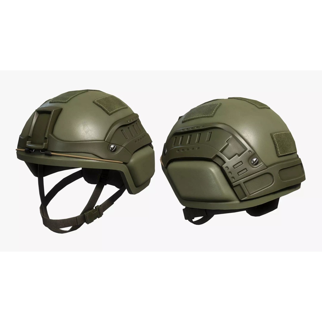 Helmet 3D Model – Low Poly Game-Ready Armor for Unity & Unreal - View 2