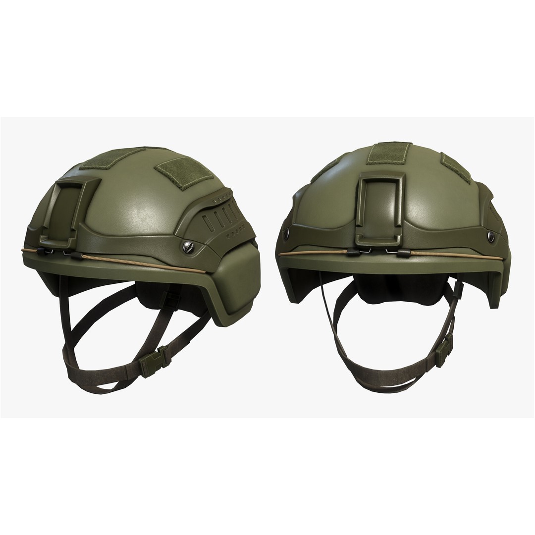 Helmet 3D Model – Low Poly Game-Ready Armor for Unity & Unreal - View 3