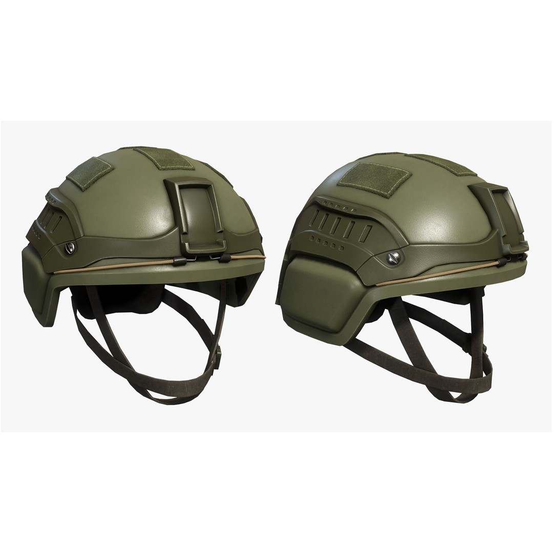Helmet 3D Model – Low Poly Game-Ready Armor for Unity & Unreal - View 4