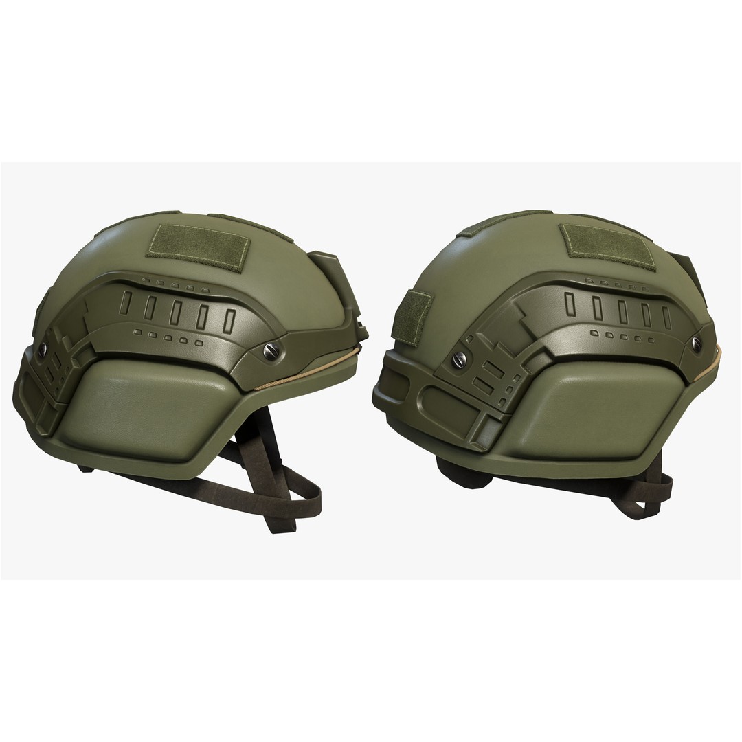 Helmet 3D Model – Low Poly Game-Ready Armor for Unity & Unreal - View 5