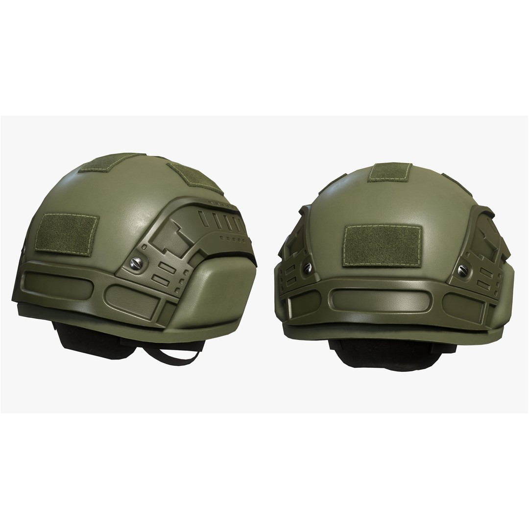 Helmet 3D Model – Low Poly Game-Ready Armor for Unity & Unreal - View 6