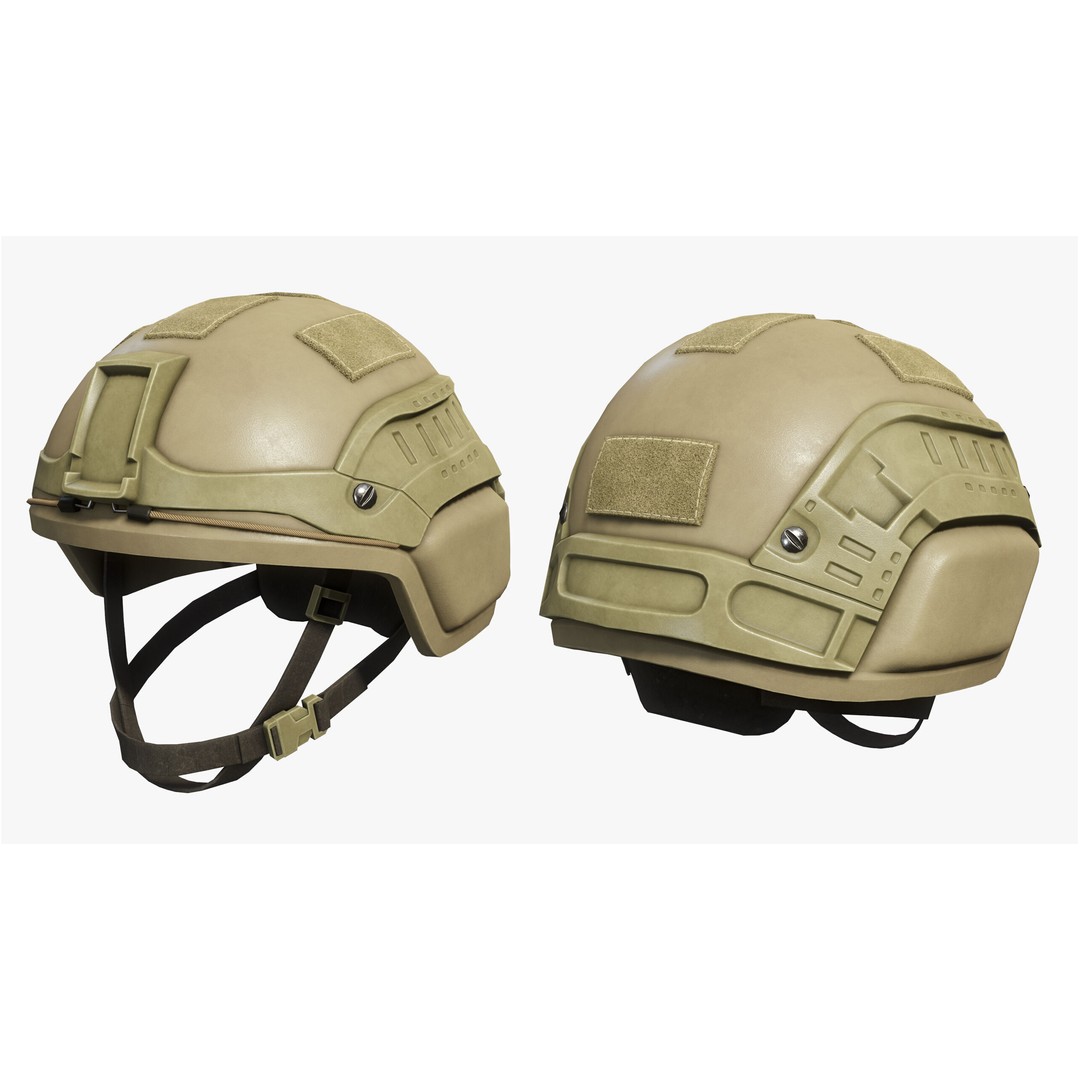 Helmet 3D Model – Low Poly Game-Ready Armor for Unity & Unreal - View 9