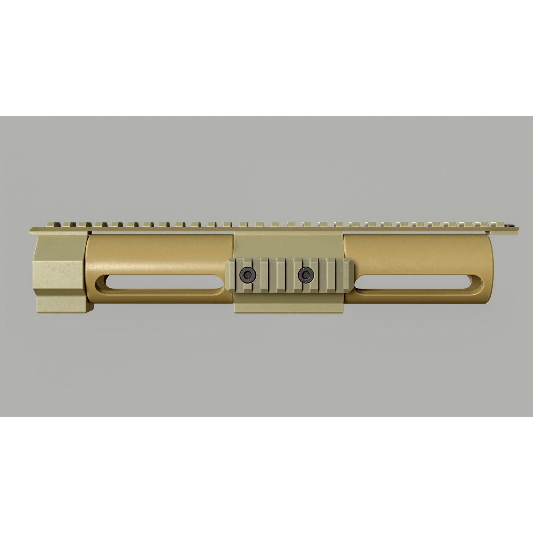 Haenel RS9 3D Model – Low Poly Game Ready Rifle, FBX - View 46