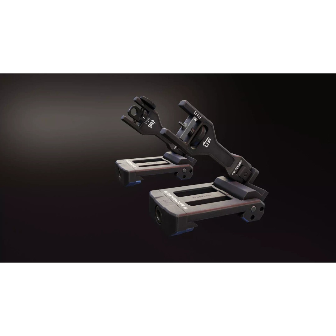 Sidewinder 2 BUIS Sights 3D Model – Low Poly PBR Asset, FBX - View 2