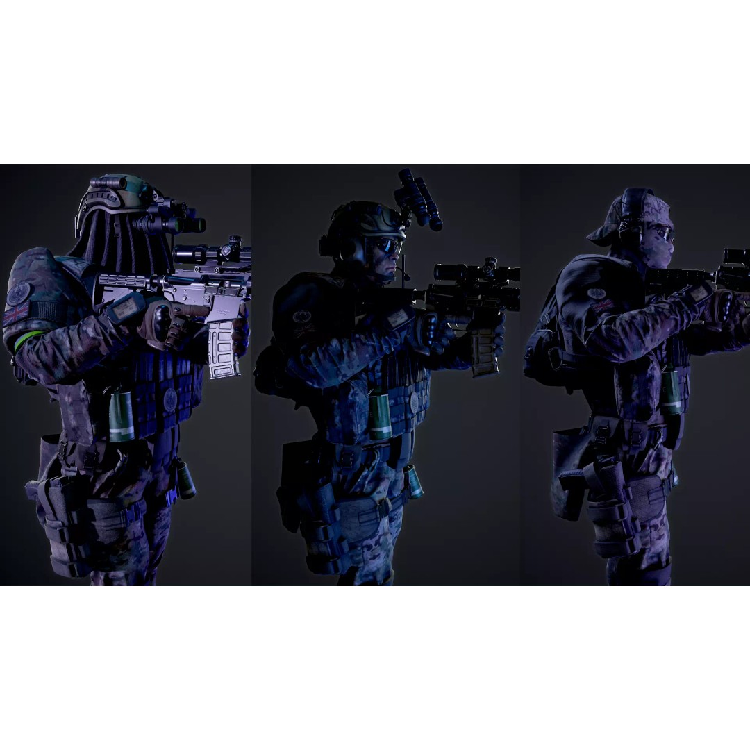 Soldier-AAA-Pack 3D Model – Low Poly Game-Ready Character, FBX - View 3