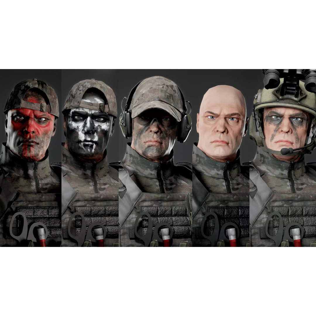 Soldier-AAA-Pack 3D Model – Low Poly Game-Ready Character, FBX - View 8