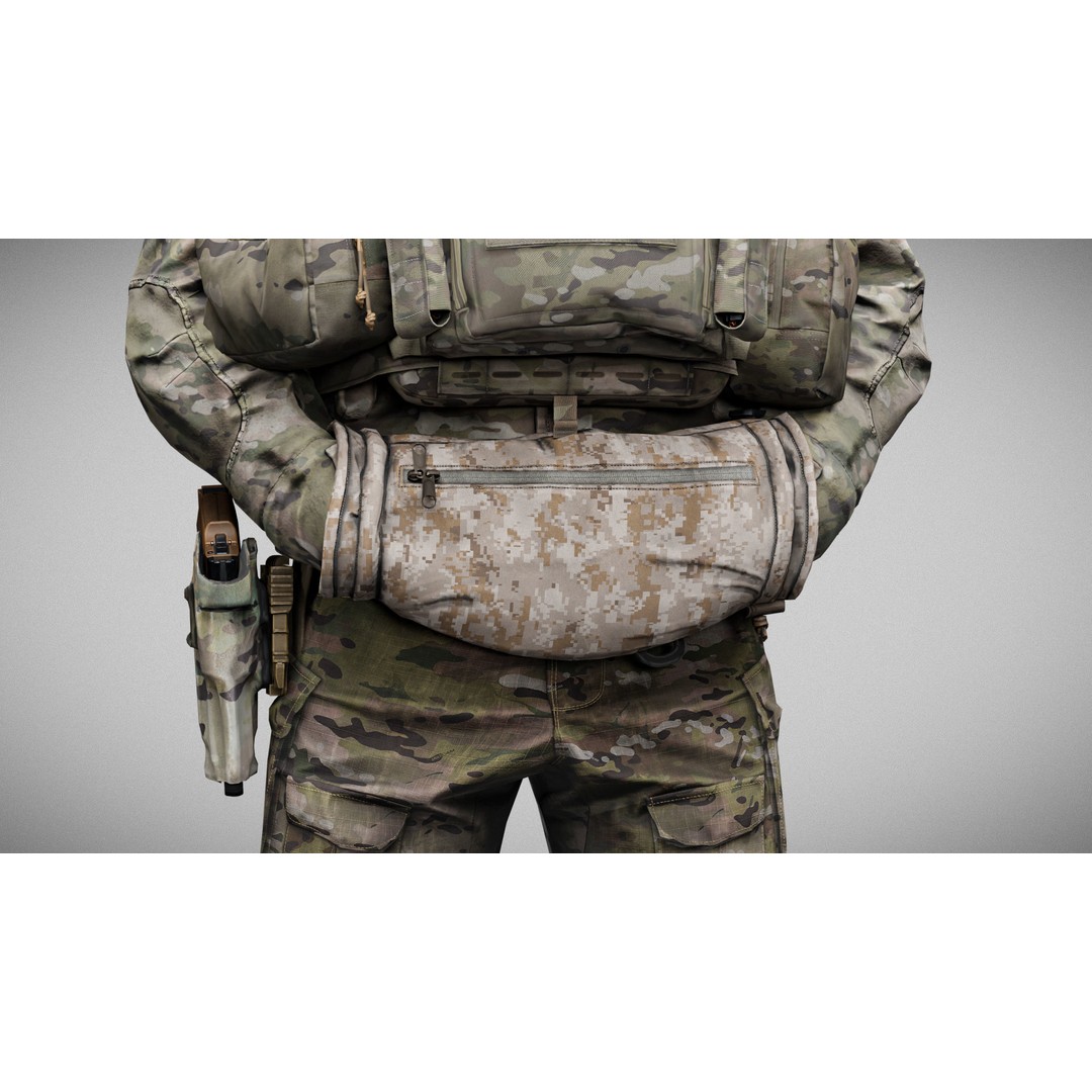 Eagle Industries Hand Warmer 3D Model – Low Poly Game Asset, FBX, OBJ - View 6