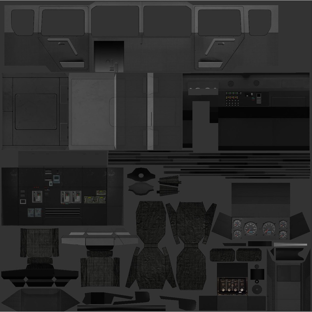 HQ-6A 3D Model – Low Poly Military Vehicle, FBX, Game Ready - View 21