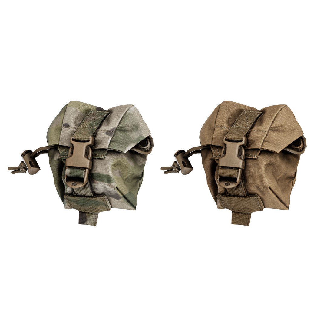 CRYE PRECISION Frag Pouch 3D Model – Low Poly Game Asset, FBX & OBJ - View 6