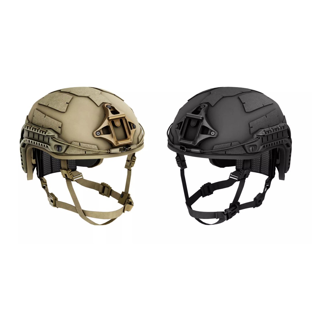 GALVION Caiman 3D Model – Low Poly Game-Ready Military Helmet, FBX - View 2