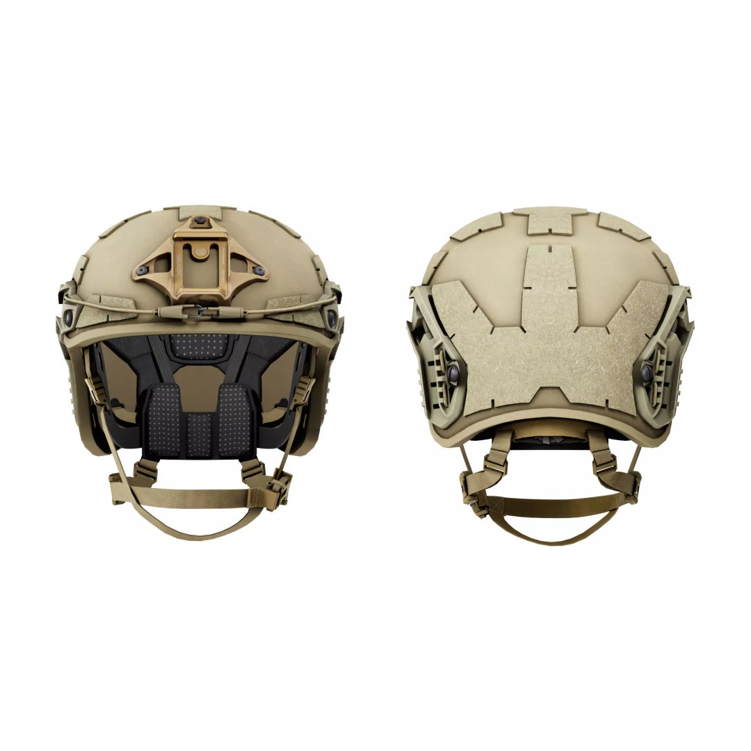 GALVION Caiman 3D Model – Low Poly Game-Ready Military Helmet, FBX - View 6