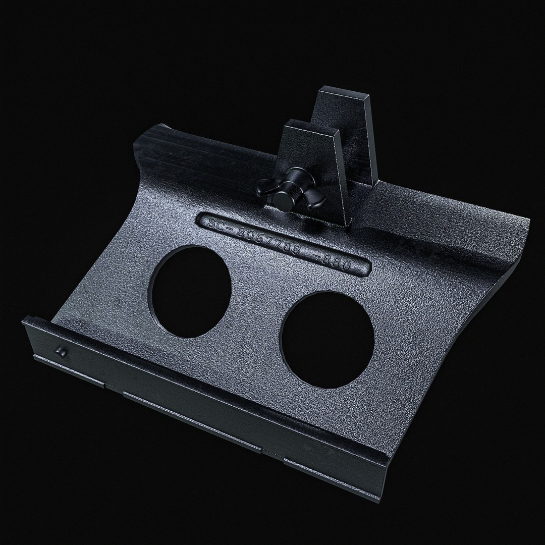 AN PVS 2 Night Vision Scope 3D Model – Low Poly PBR Game Asset, FBX - View 13