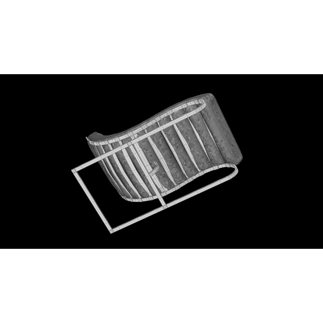 Low-Poly Chair 3D Model – Realistic Furniture Asset, FBX & OBJ