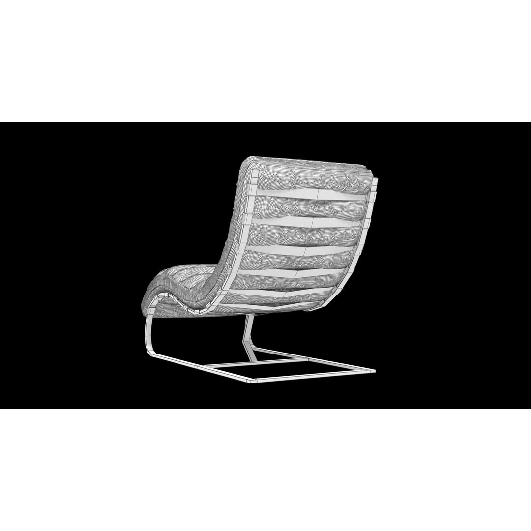 Low-Poly Chair 3D Model – Realistic Furniture Asset, FBX & OBJ - View 27