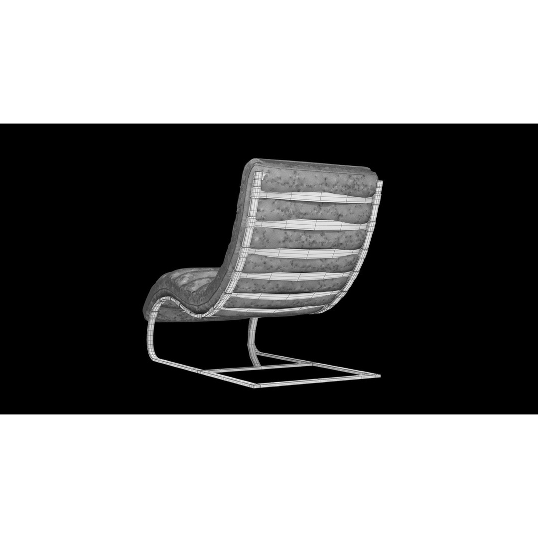 Low-Poly Chair 3D Model – Realistic Furniture Asset, FBX & OBJ - View 28