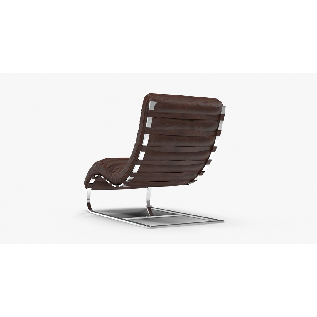 Low-Poly Chair 3D Model – Realistic Furniture Asset, FBX & OBJ - View 4