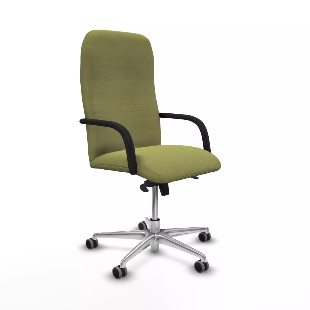 Modern Office Chair 3D Model – Low Poly Ergonomic Design, FBX & OBJ - View 2