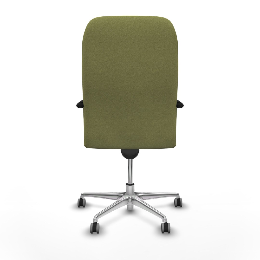 Modern Office Chair 3D Model – Low Poly Ergonomic Design, FBX & OBJ - View 7
