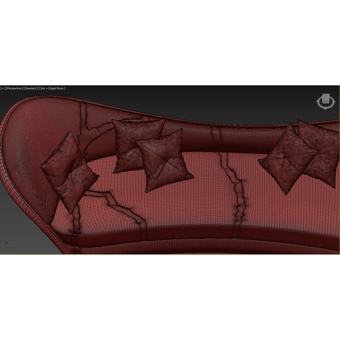 Wonatti Manarola Sofa 3D Model – Luxury Modern Design, FBX & Textures