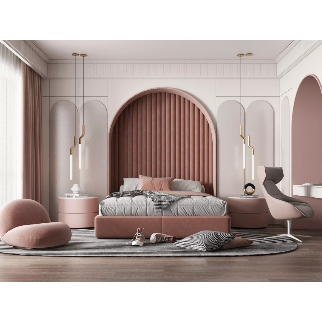 Kids Bedroom 3D Model – Realistic Interior Scene, FBX, OBJ - View 2