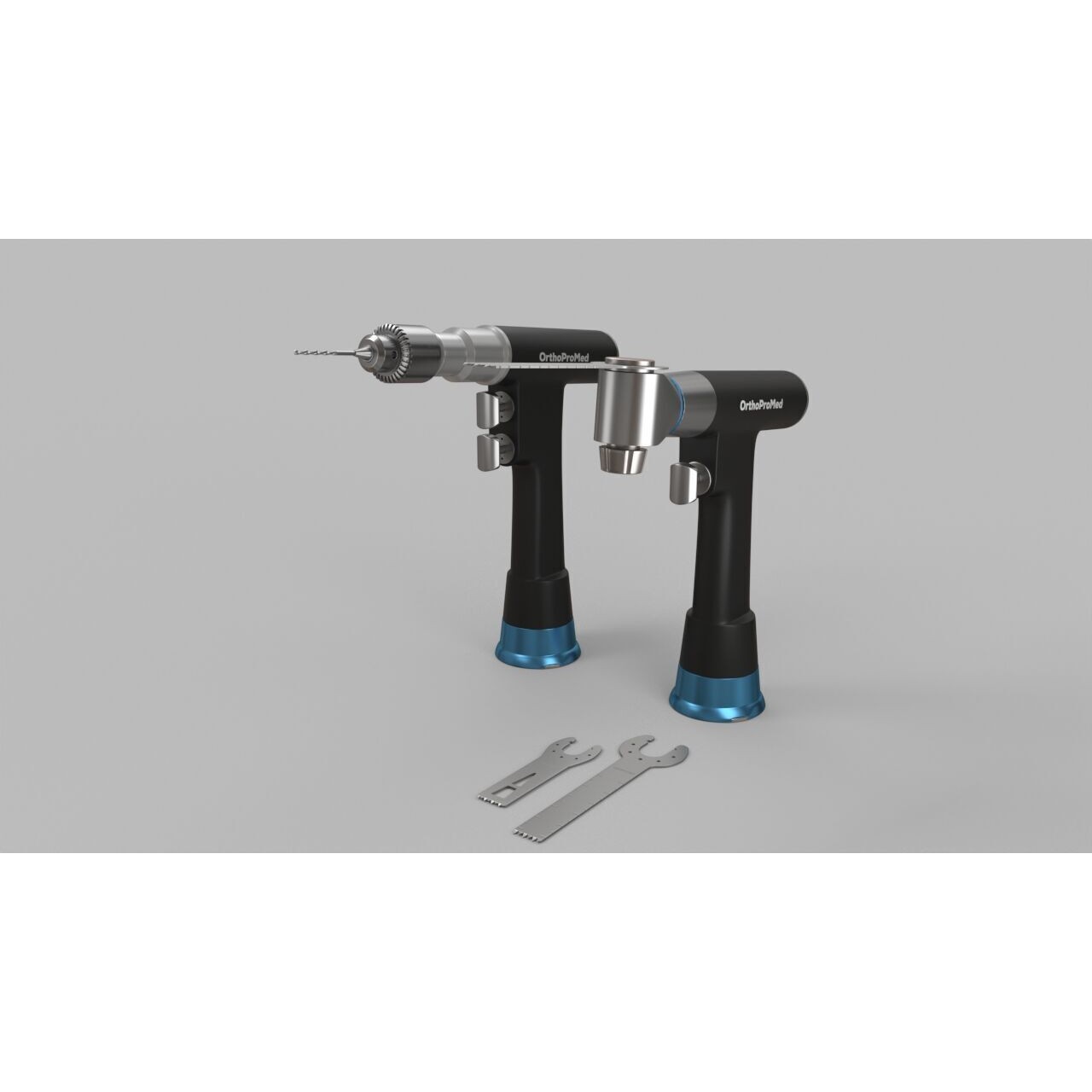 Medical Electric Drill and Bone Saw - Low-Poly Game-Ready 3D Model - View 16