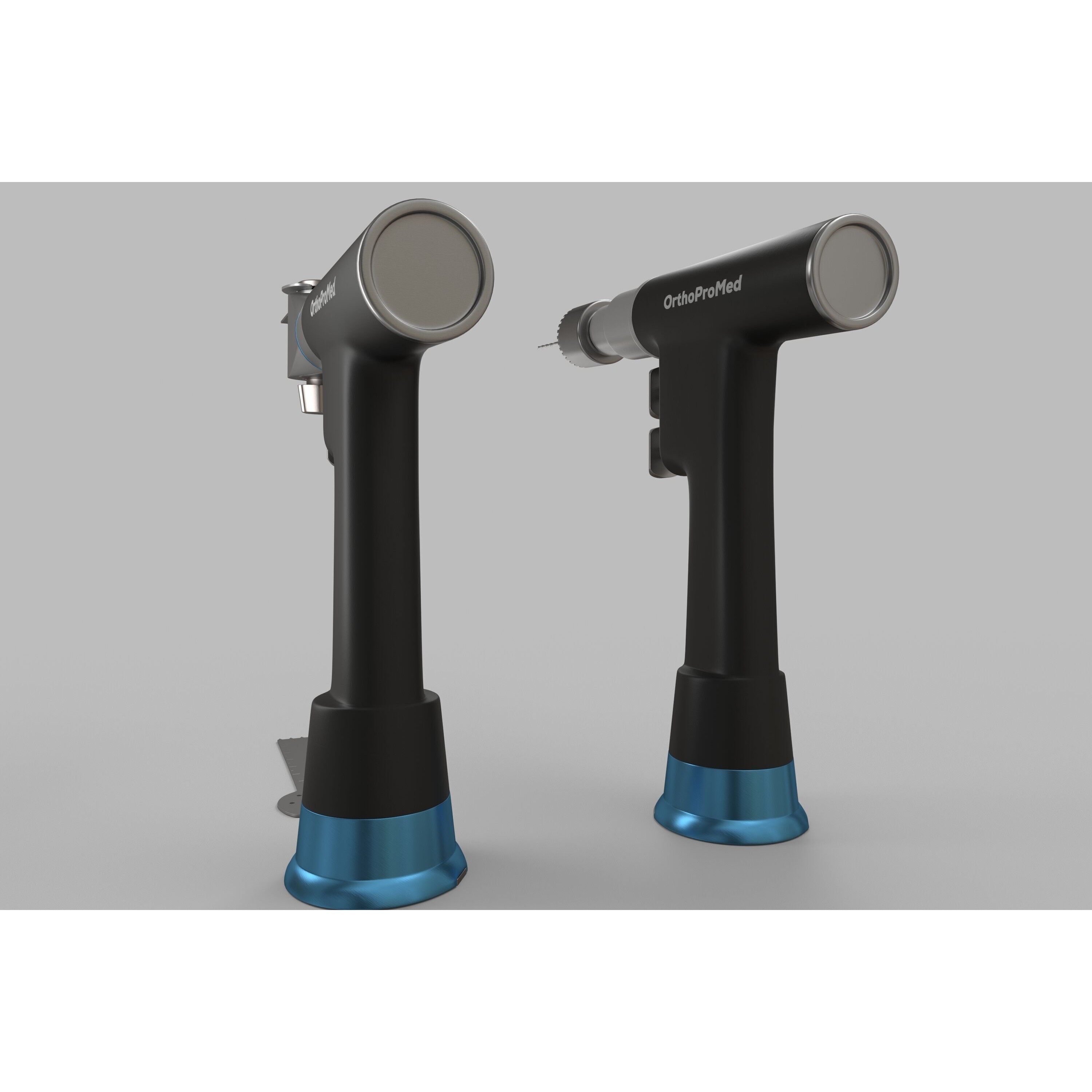 Medical Electric Drill and Bone Saw - Low-Poly Game-Ready 3D Model - View 5