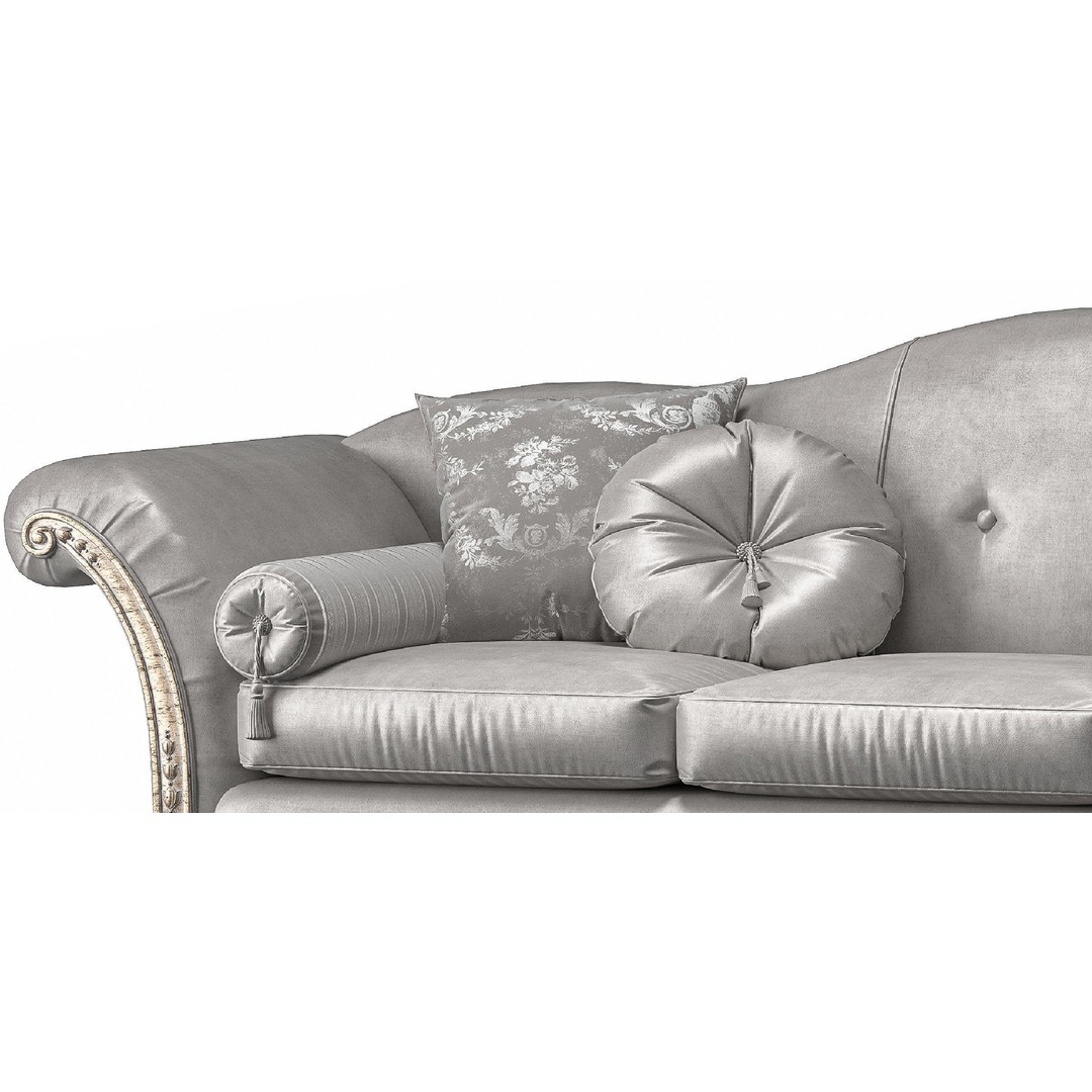 Juliettes Interiors Italian Sofa 3D Model – Classical Rococo Design, FBX - View 8