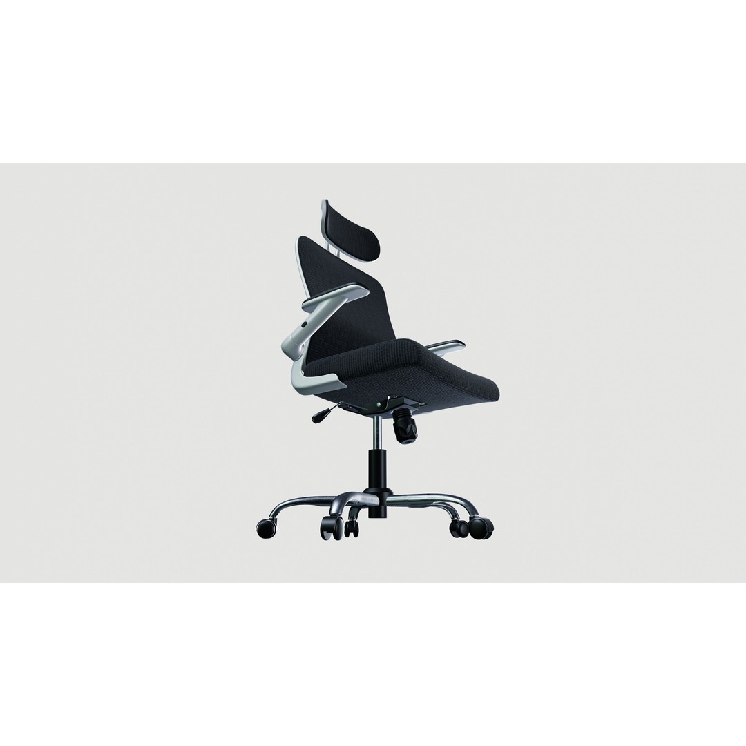 Office Chair 3D Model – Ergonomic Design with PBR Textures, FBX - View 6
