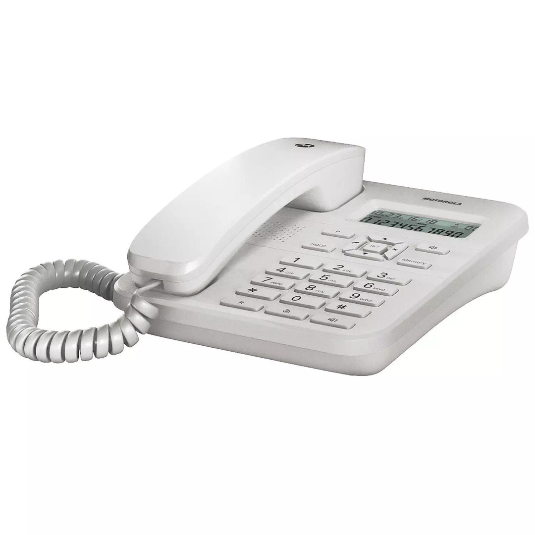Motorola Corded Telephone 3D Model – Realistic PBR Asset, FBX, OBJ - View 10
