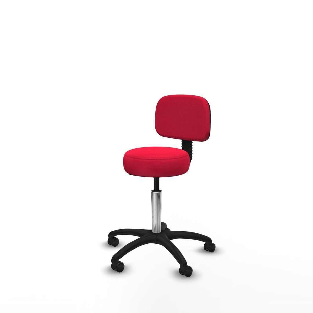 Modern Office Chair 3D Model – Low Poly Game Asset, FBX, PBR Textures - View 4
