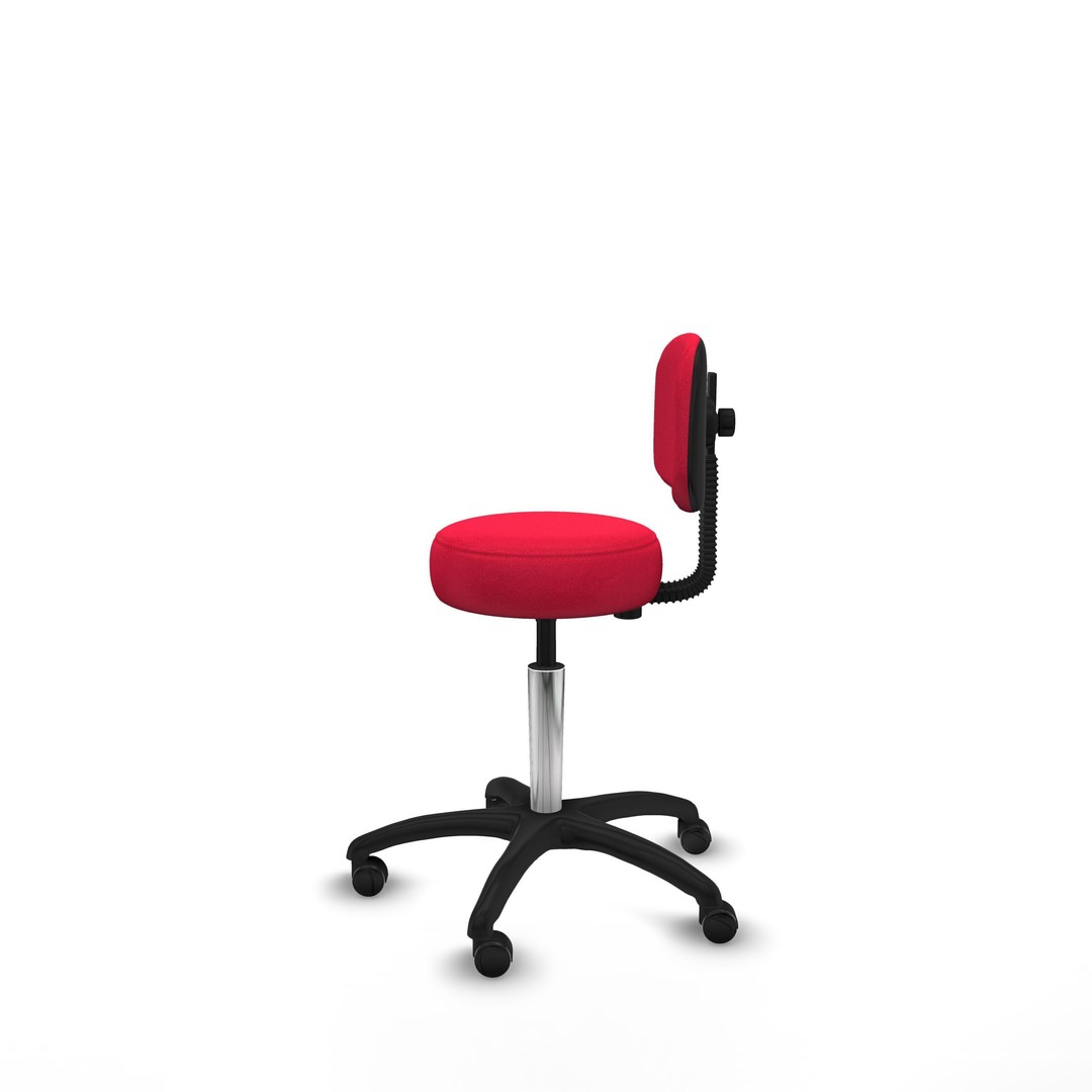 Modern Office Chair 3D Model – Low Poly Game Asset, FBX, PBR Textures - View 5