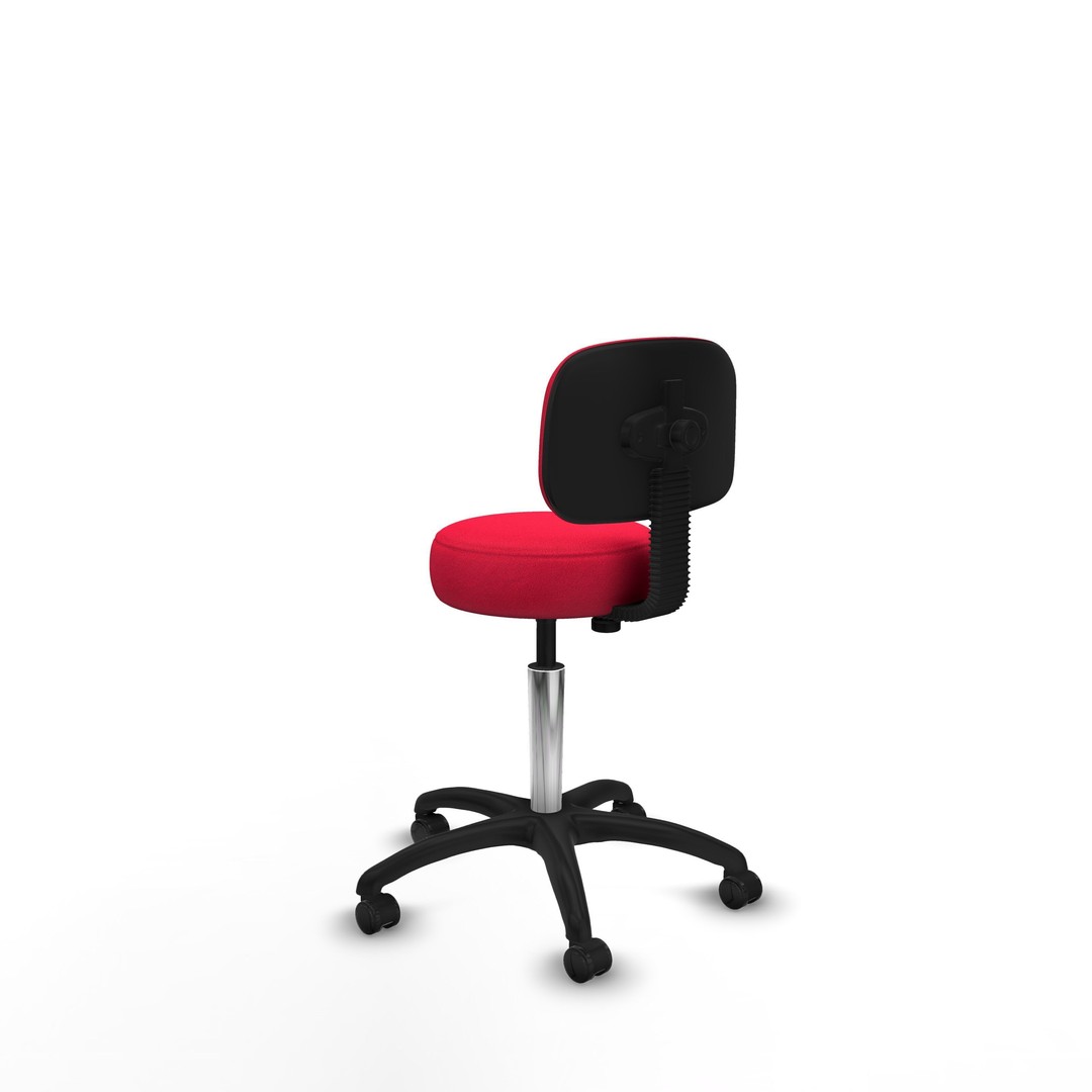 Modern Office Chair 3D Model – Low Poly Game Asset, FBX, PBR Textures - View 6