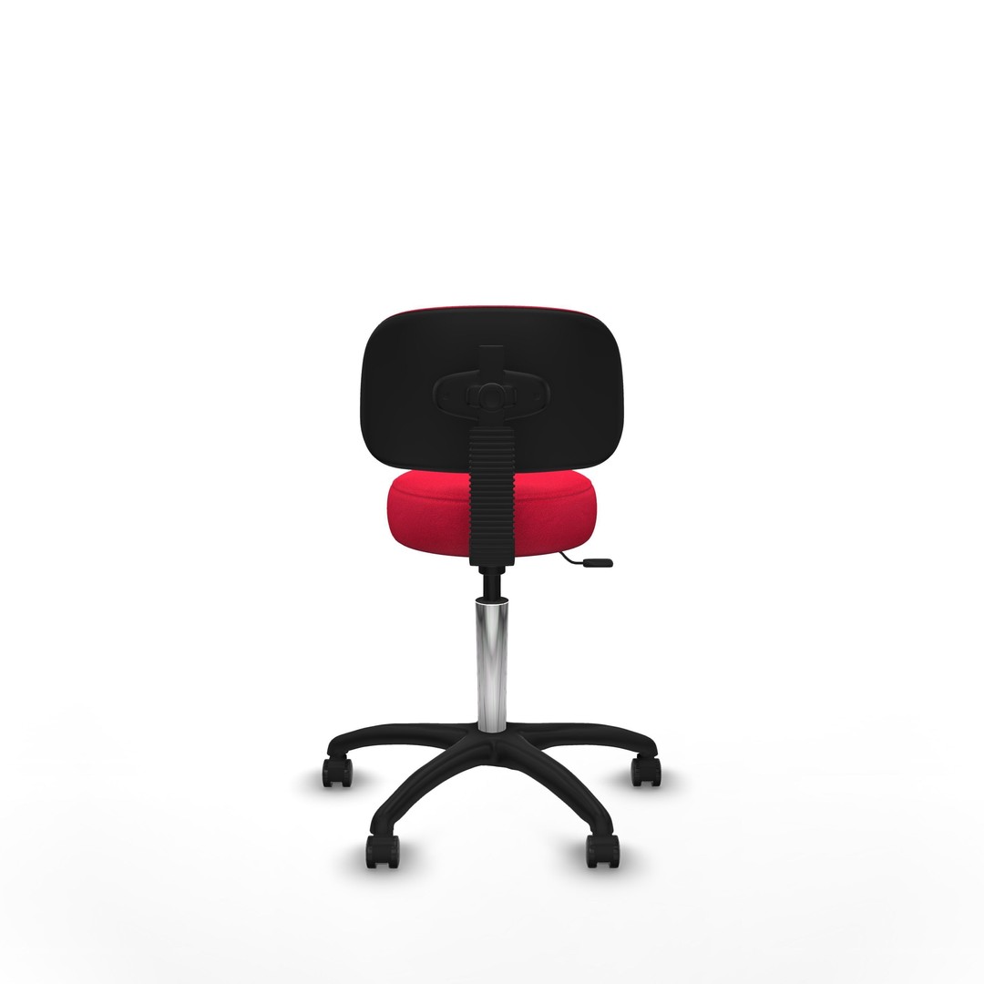 Modern Office Chair 3D Model – Low Poly Game Asset, FBX, PBR Textures - View 7