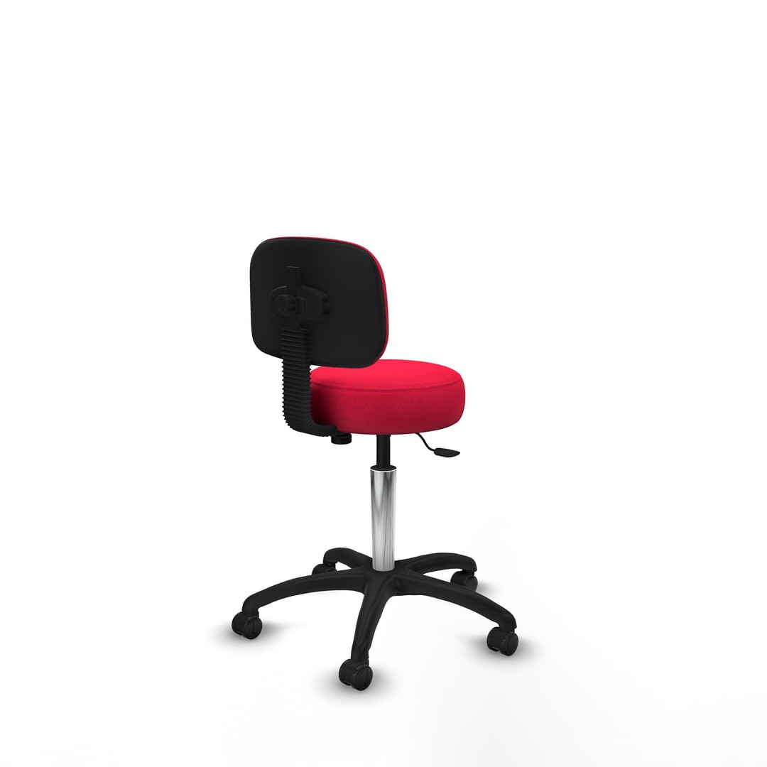 Modern Office Chair 3D Model – Low Poly Game Asset, FBX, PBR Textures - View 8